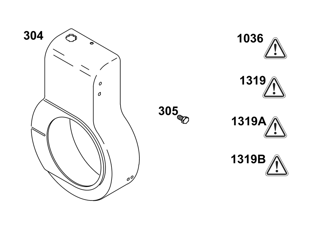 Blower Housing Group Diagram and Parts List for 326431-3521-08 200000 - 399999 Briggs and Stratton Engine